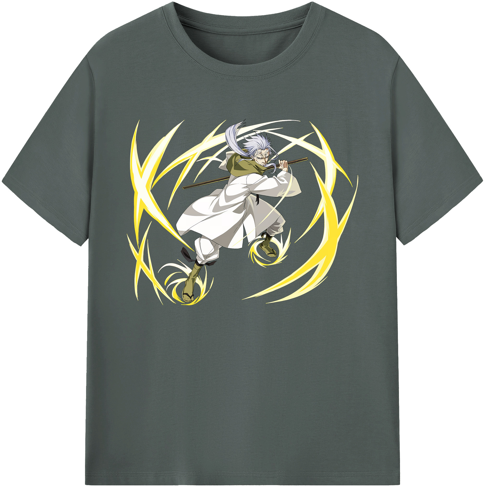 （画像用） 転スラ Regarding Reincarnated to Slime 綿100％ メンズ半袖Tシャツ｜肌触りやわらか＆通気性